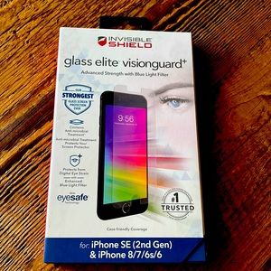 Unopened Invisible Shield glass elite visionguard